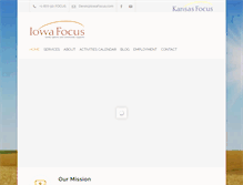 Tablet Screenshot of iowafocus.com
